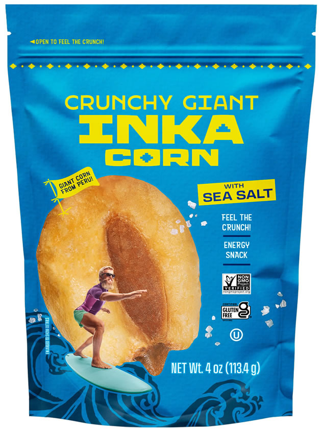 INKA Crunchy Giant Corn Salted 4 oz front oct2024